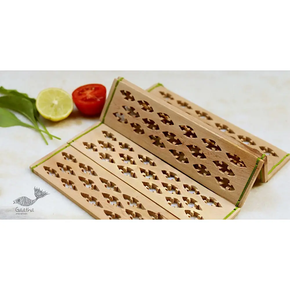 shop Udayagiri Wooden Table Mat / Hot Pot Mat